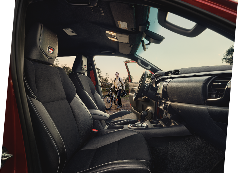 Fotel w Toyota Hilux